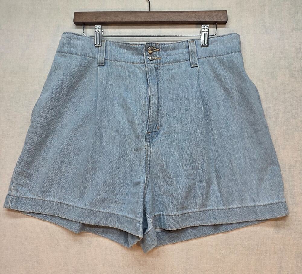 Vtg Inspired Denizen Levi's Womens Loose A Line Jean Shorts Y2K High Waist Sz 10